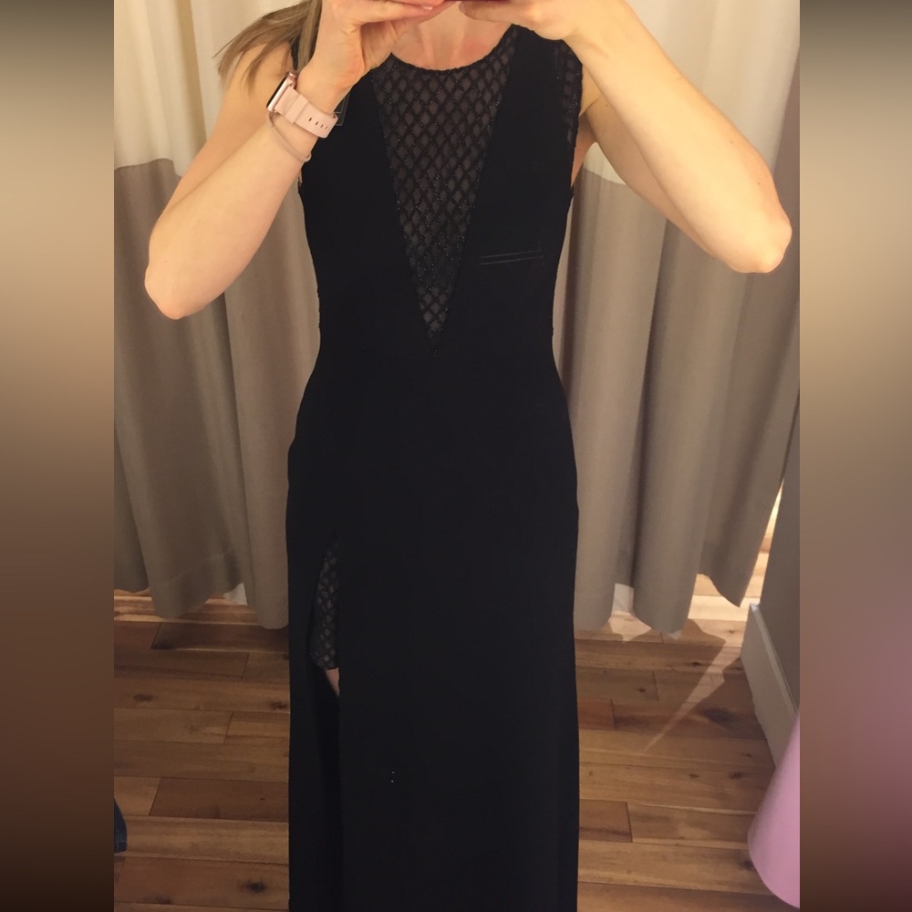 BCBGMaxAzria Black Evening Gown